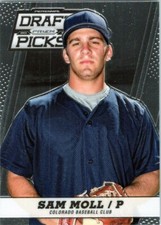 2013 Panini Prizm Perennial Draft Picks #90 Sam Moll Colorado Rockies