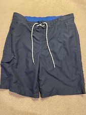 Mens Goodfellow Board Shorts Swimsuit Trunks Blue Medium M