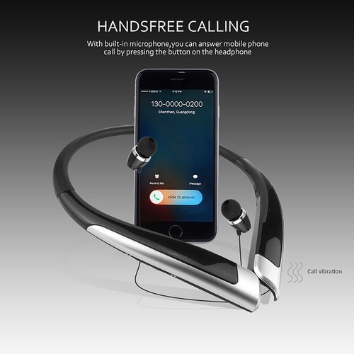 HX 1100 Neckband Stereo Wireless Headphones Headset Noise Canceling - Zdjęcie 4 z 13
