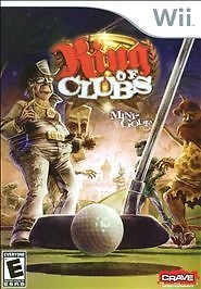 King of Clubs WII! FORE, SILLY FUNNY MINI GOLF, ELVIS, HOT SHOTS FUN ...