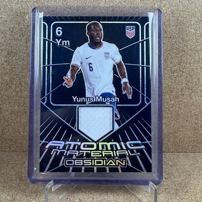 Panini Obsidian Atomic Material USA Yunus Musah Patch /199