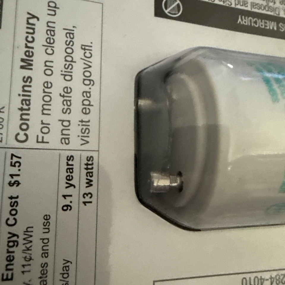 Utilitech Soft White GU24 Twist Lock Base Bulb 13W #0237781 10,000 Hours - Image 3 of 3