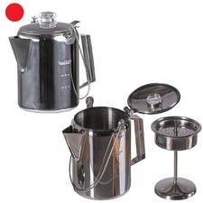 KAFFEEKANNE MIT PERCOLATOR 1,35L KOCHUTENSILIEN OUTDOOR CAMPING ANGELN 14680400