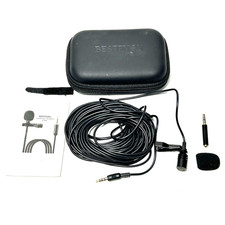 Clip-On Lavalier Microphone 3.5mm for Phone PC Camera Audio Recording  Case