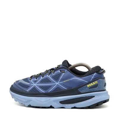 Hoka One Damen Mafate 4 Schuh Blau Mesh Low-Top Maximale Laufschuh EU 38 2/3