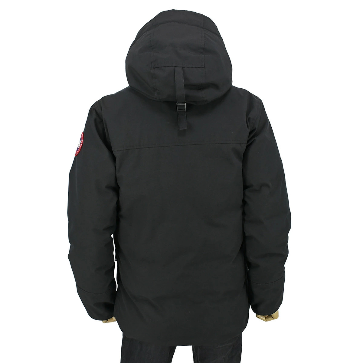Canada Goose Down Jacket Maitland Hoodie MAITLAND Hoodie Logo Patch Outerwear Bl thumbnail 3