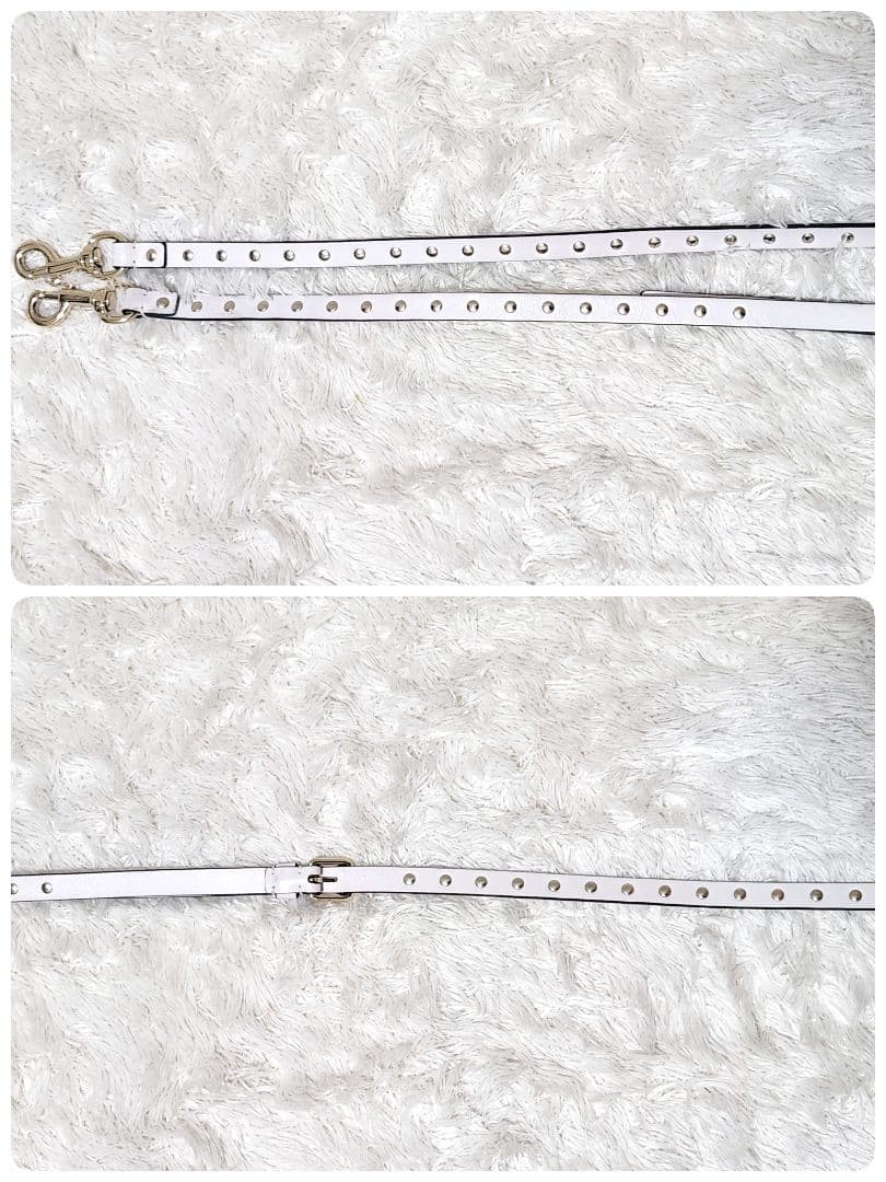 Valentino Garavani VLTN Logo Rockstud White Crossbody Bag, Leather, Pre-Owned J thumbnail 12