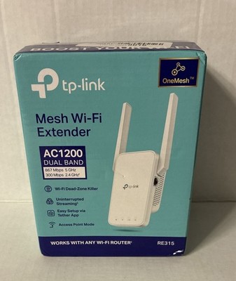 TP-Link AC1200 Mesh WiFi Extender. ER315