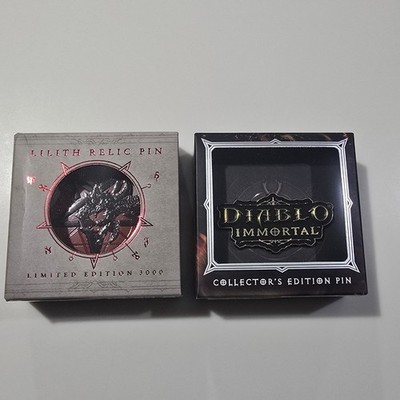 Diablo Immortal Lilith Relic Collector Pin Limited Edition 2500 3000 Blizzard