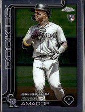 2025 Topps Chrome Update Series - Rookie Debut Adael Amador #USC143 (RC)