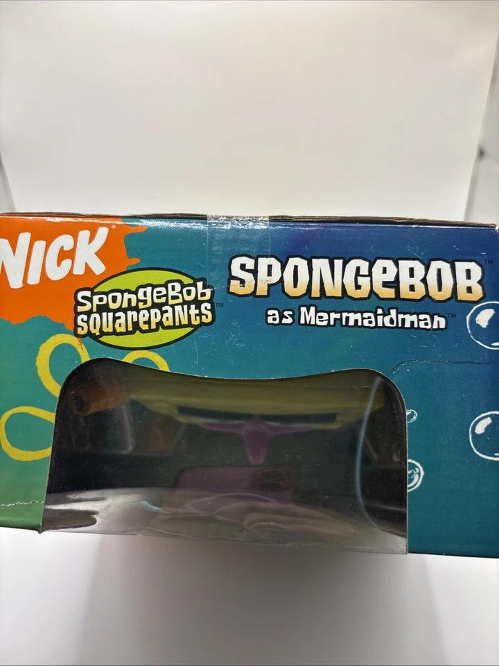 Figura Bob Esponja Pantalones Cuadrados Bob Esponja Sirena Episodio #31 2005 Sin Sonido Foto 3 de 4