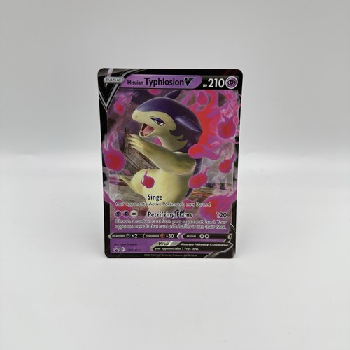 Pokémon Hisuian Typhlosion V SWSH237 SWSH Black Star Promo NM