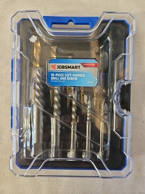 Jobsmart 10 Pieces Left Handed Drill And Screw EXTRACTOR SET