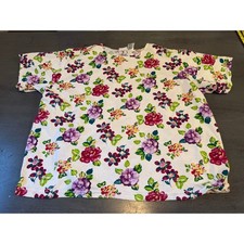 Basic Editions Plus Womens 2X Floral T-Shirt ...