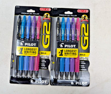 2 Pack Pilot G2 Premium Gel Roller Pen, Bold Point, Assorted Ink Colors 10 Pens 