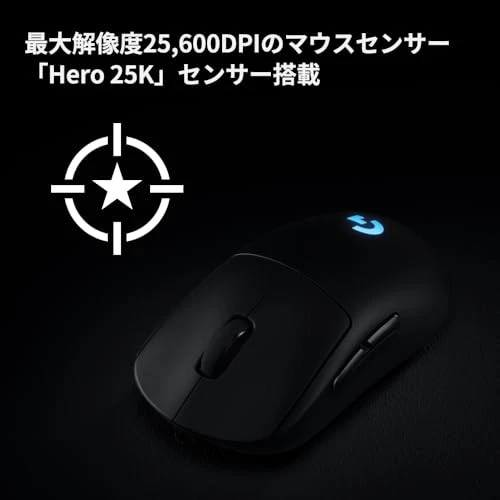 PRO LIGHTSPEED Wireless Gaming Mouse G-PPD-002WLr Black - Image 4 of 4