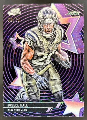 2025 Topps Cosmic Chrome Breece Hall Black Refractor (RAW)