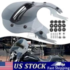 For Harley Road King FLHR 1994-2024 2025 Wind Splitter Vented Windshield Smoke
