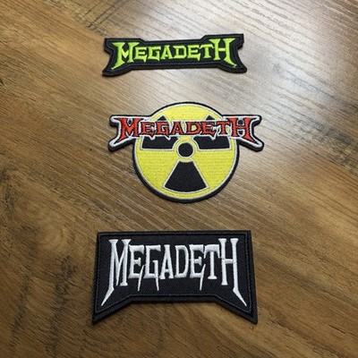 MEGADETH PATCHES - Music Band Rock & Roll Grunge Rockstar Battle Jacket (3 Pack)