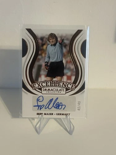 2024-25 Panini Immaculate Collection Excellence Autographs Sepp Maier /49