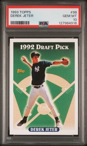 1993 TOPPS #98 DEREK JETER ROOKIE RC PSA 10