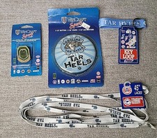Univ of North Carolina Tar Heels VTG Pins Laces Key Chain Memorabilia WinCraft