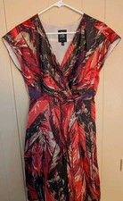 Jax Faux Wrap Dress Women's SX 6 Cross Over V-neck Silky Soft Dress Quiet Luxury