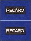 A Pair Of RECARO Racing Seats Patches Sew On Embroidered Motorsports Badges