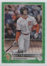 2022 Topps Chrome Green Wave Refractor 83/99 Mike Yastrzemski #18 0y0n
