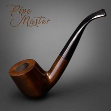 Mr. Brog HAND MADE WOODEN SMOKING PIPE FOR TOBACCO 44  Latakia  Brown  PEAR