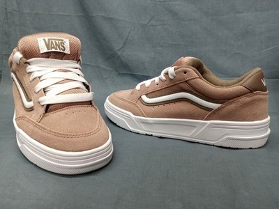 Vans Hylane Suede Sneakers Warm Taupe Boys Size 6 NEW IN BOX!