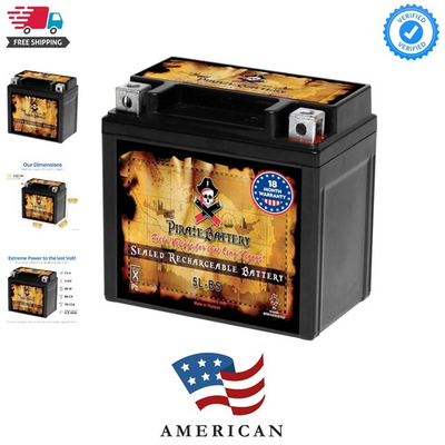 #ad BS Maintenance Free Replacement Battery compatible with ATV Motorcycle and ... $74.99