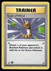 Pokemon Cards Gust of Wind 93/102 1st Edition Base Set Shadowless Common LP *3