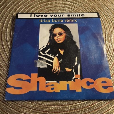 DISCO VINILE 45 GIRI I LOVE YOUR SMILE DRIZA BONE REMIX SHANICE -ORIGINAL VERSIO