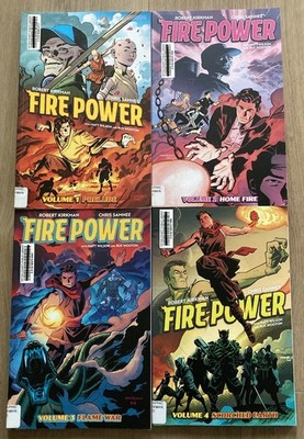 4 TPB: Fire Power - Vols. 1 thru 4 - Ex-Library