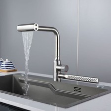 720 Swivel Waterfall Kitchen Faucet Pull-Out Rotating Design