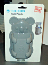 TOOLETRIES Koala Pouch Bathroom Storage: BRAND NEW SEALED: Silicone: 3.7" x 6.3"