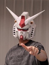 LED Eyes Gundam RX-78-2 Wearable Helmet Touch Control Cosplay Mask Props