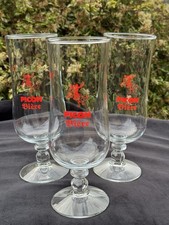 3 verres picon biere Vintage