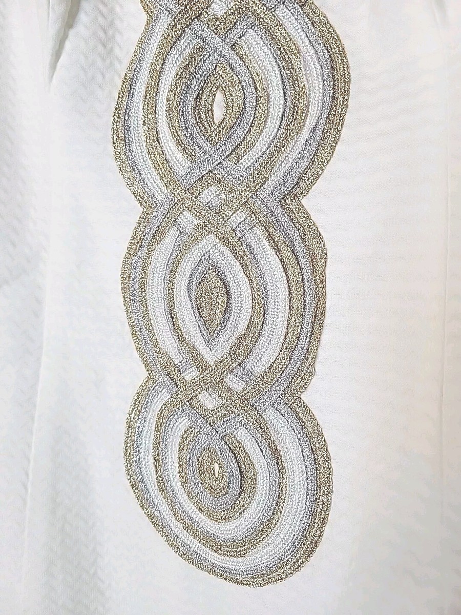 Lilly Pulitzer Cocktail Dress White Gold Silver Calling Shift Size 00 | eBay