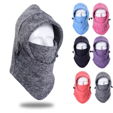 Winter Thermal Balaclava Windproof Fleece Face Mask Motorcycle Skiing Scraf Hats