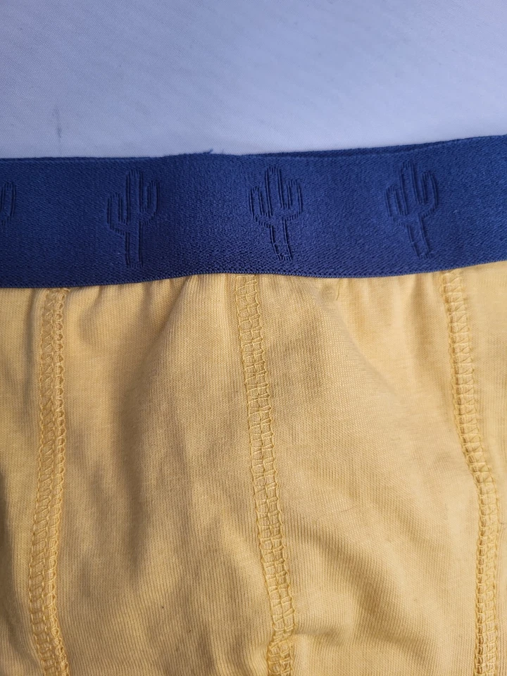 Zara BOY YELLOW BLUE  Boxer Briefs Size 11 12 - Image 4 of 4