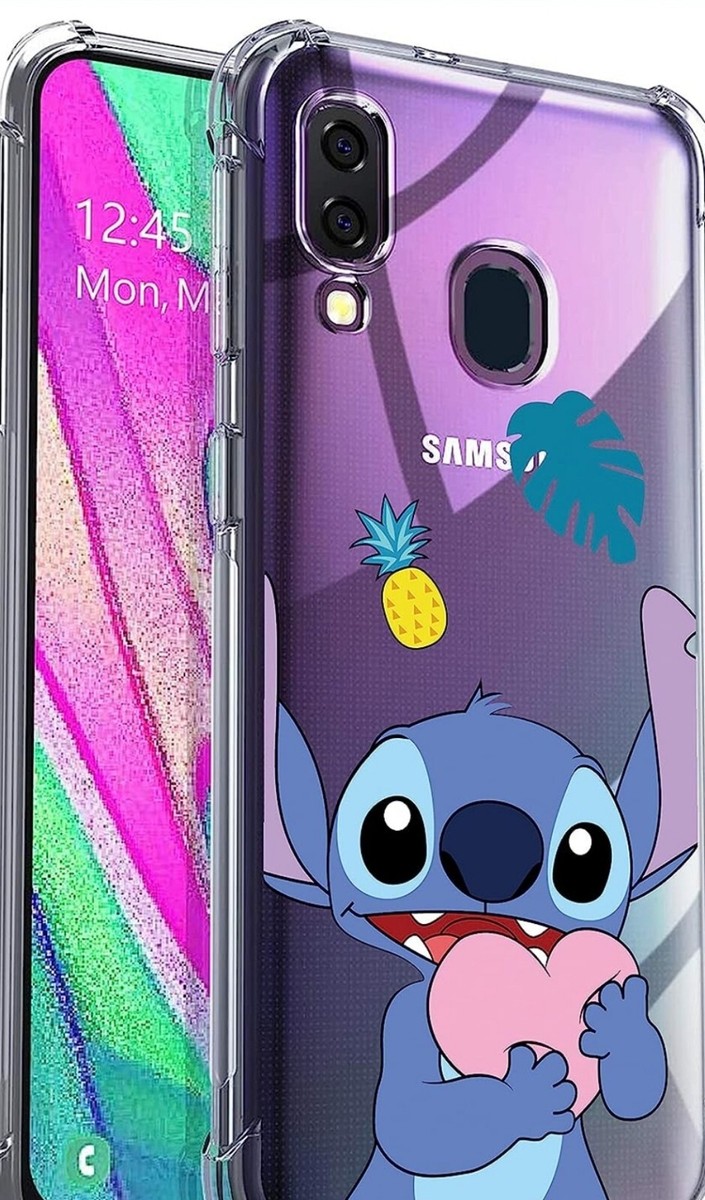 Compatible Samsung A40 case stitch UK