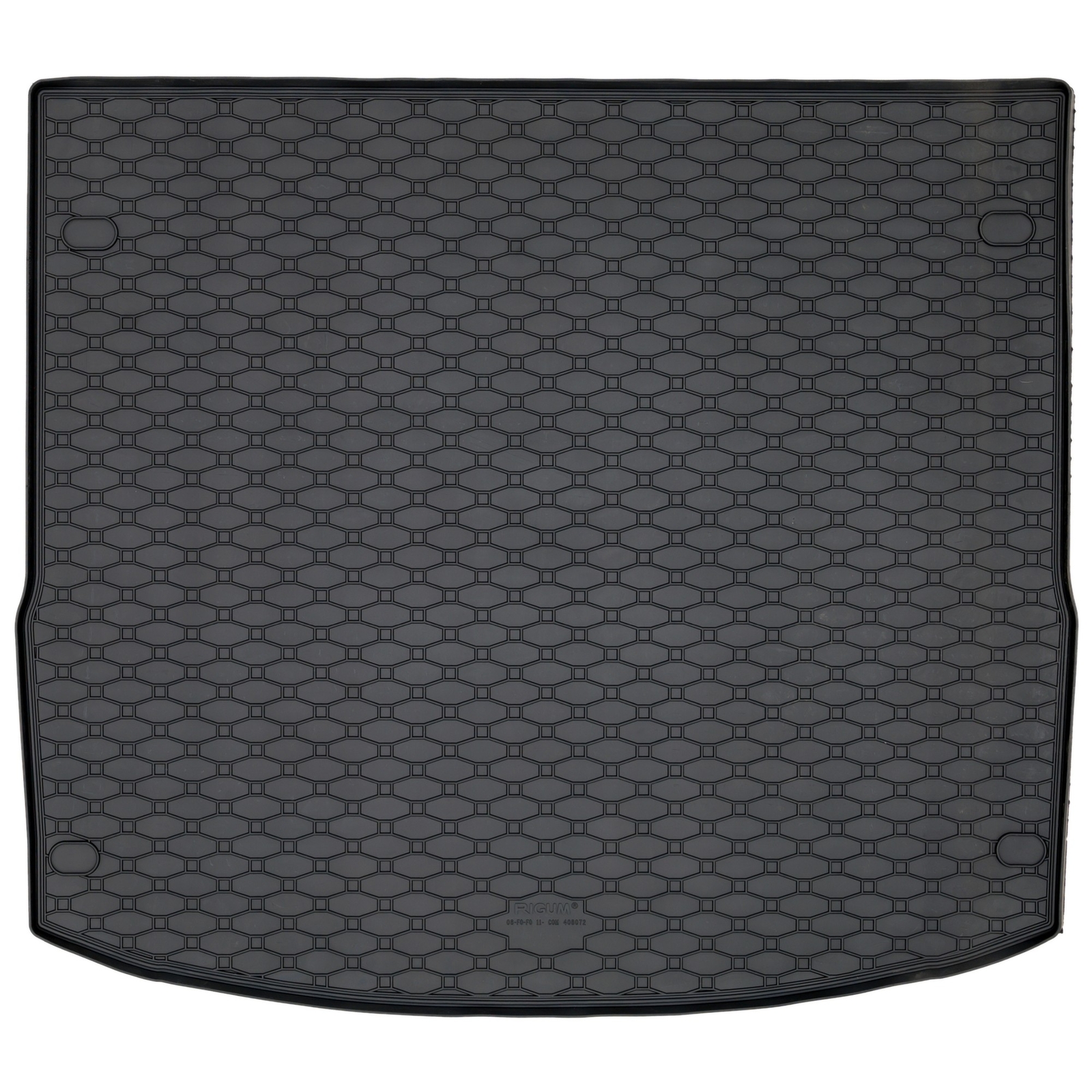Tapis de coffre en caoutchouc noir sur mesure pour Ford Focus Kombi de 2011 à 2018