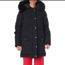 Kenzo Black Womens Parka Coat