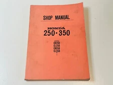 OEM Genuine Factory Honda Service Manual CB-250 CL-250 CB-350 CL-350 1968 1969
