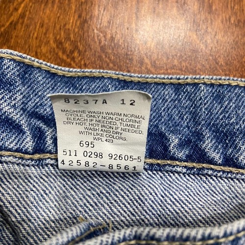 Levi's L2 Vintage 1998 Baggy Loose Fit Denim Blau Jeans Herren Größe 38W x 30L - Bild 7 von 11