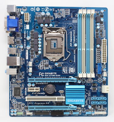 GIGABYTE GA-Z77M-D3H Rev. 1.0 / 1.1 Intel Z77 microATX Sockel 1155 (#15195)