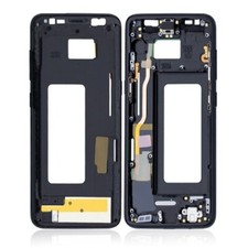 Middle Frame Chassis Housing w/Small Parts for Samsung S8 MIDNIGHT BLACK