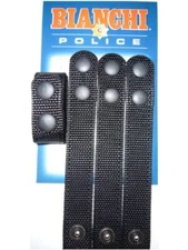 POLICE ACCUMOLD 7406 DUTY BELT KEEPERS * 4 PACK*